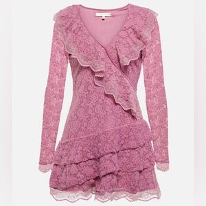 LOVESHACKFANCY Athala lace minidress